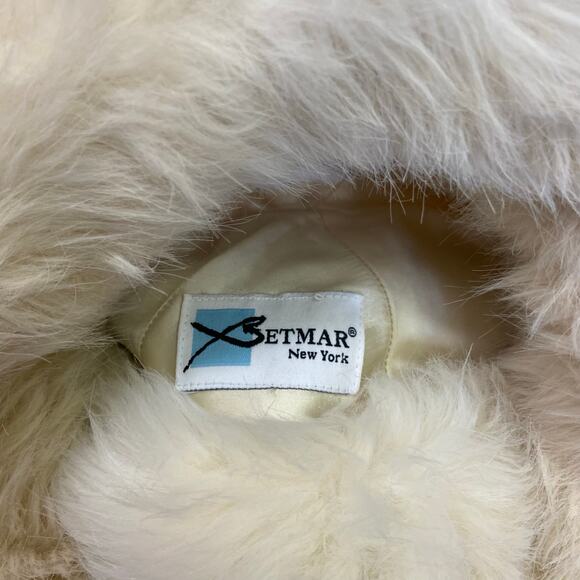 70s Vintage Betmar New York White Faux Fur Cossack Hat – Size Large - Picture 7 of 7